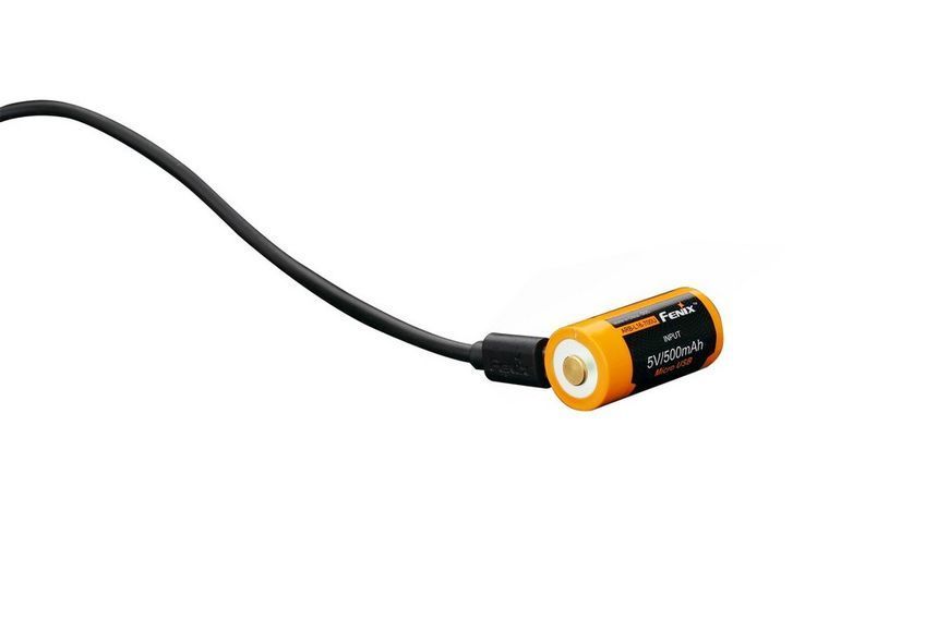 Аккумулятор 16340 Fenix ​​(700 mAh) micro usb зарядка 53715 фото