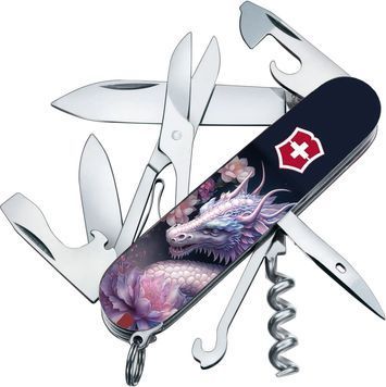 Швейцарський ніж Victorinox 1.3703.3_Z3280p Swiss Army Climber Zodiac Чарівний дракон 619218 фото