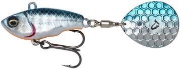 Тейл-спінер Savage Gear Fat Tail Spin 55mm 9.0g Blue Silver 18544404 фото