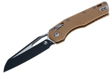 Ніж Microtech MSI SE fluted black G-10 Tan 210-1FLGTTA 4009474 фото