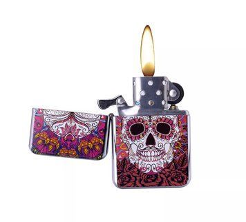 Зажигалка бензиновая CHAMP Skull WP Lighter - DL-12 (40400227) V77550826 фото