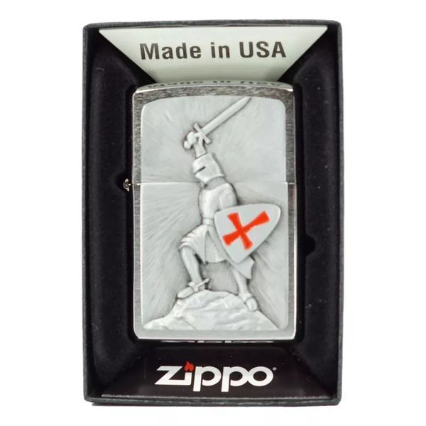 Запальничка Zippo 1300103 Crusade Victory chrom - Перемога 77890086 фото