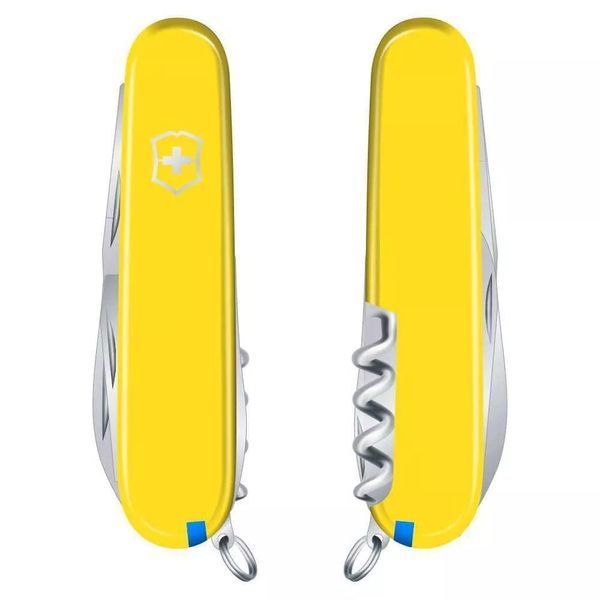 Швейцарский нож Victorinox Camper 91 мм 13 функций Желтый (1.3613.8) V77552748 фото