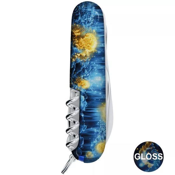 Швейцарский нож Victorinox Huntsman Zodiac Синий ДНК украинца 1.3713.3_T3270pw V77554185 фото