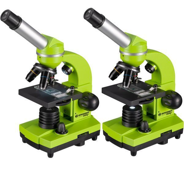 Микроскоп Bresser Junior Biolux SEL 40x-1600x Green с набором для опытов и адаптером для смартфона 8855600B4K000 фото