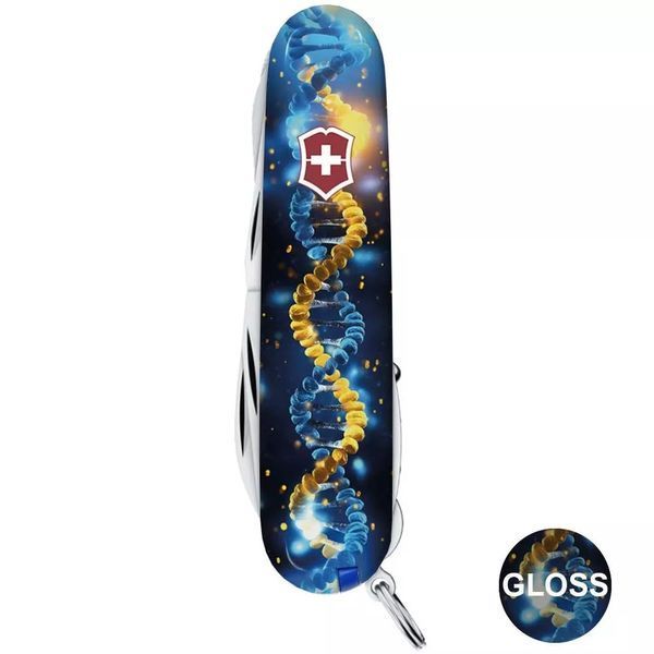 Швейцарский нож Victorinox Huntsman Zodiac Синий ДНК украинца 1.3713.3_T3270pw V77554185 фото