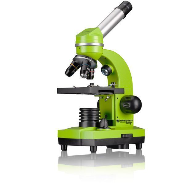 Микроскоп Bresser Junior Biolux SEL 40x-1600x Green с набором для опытов и адаптером для смартфона 8855600B4K000 фото