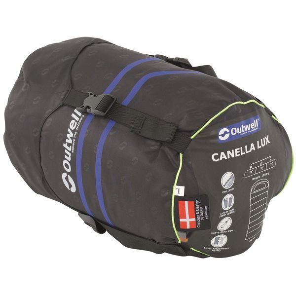 Спальний мішок Outwell Canella Lux/+4&deg;C Warm Red Left (230358) 928833 фото