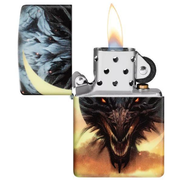 Запальничка бензинова Zippo Dragon Design (48934) V77550886 фото