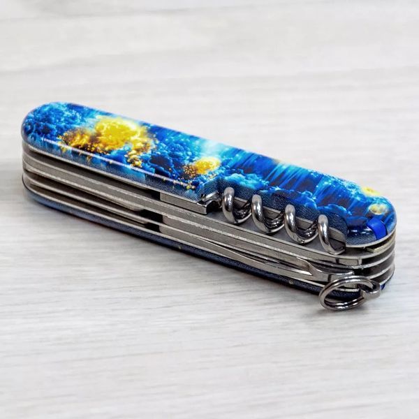 Швейцарский нож Victorinox Huntsman Zodiac Синий ДНК украинца 1.3713.3_T3270pw V77554185 фото