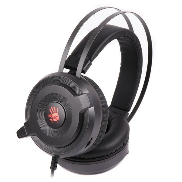 Гарнітура ігрова Bloody G520S з підсвічуванням, чорний колір, USB G520S Bloody (Grey) 1604696 фото