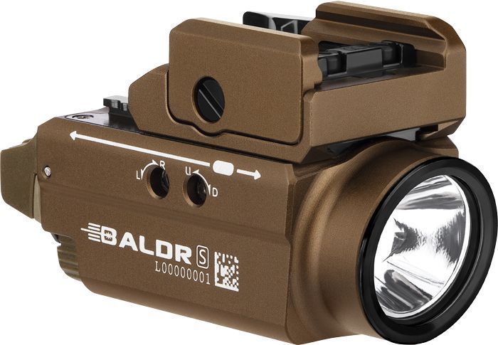 Ліхтар з ЛЦВ Olight Baldr S Desert Tan Зелений лазер (800 Lm) 0.0002.0043 23703523 фото