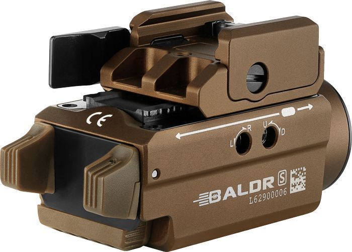 Ліхтар з ЛЦВ Olight Baldr S Desert Tan Зелений лазер (800 Lm) 0.0002.0043 23703523 фото