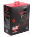 Гарнітура ігрова Bloody G437 з підсвічуванням, чорний колір, USB G437 Bloody (Black) 1604193 фото 4