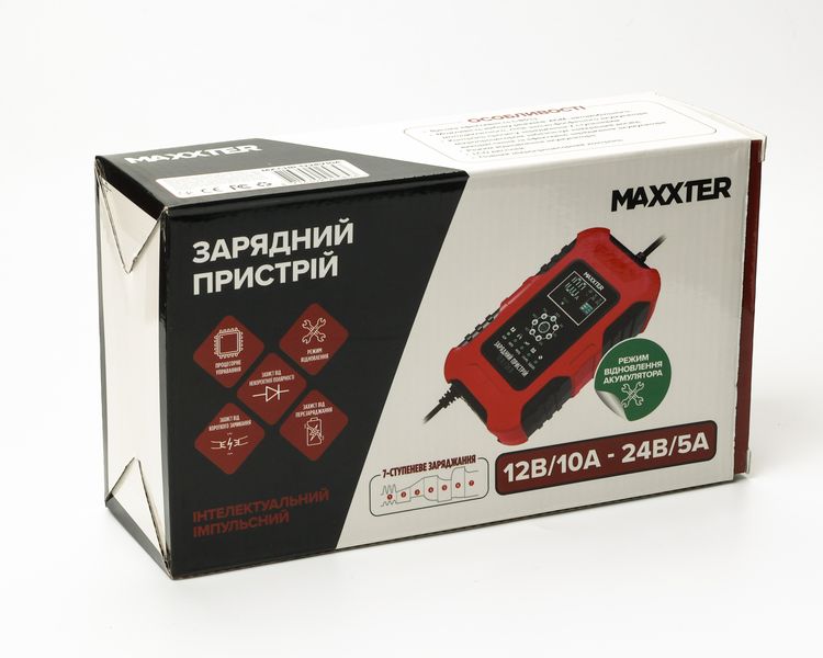 Зарядний пристрій Maxxter MX-CHR-1224V10A MX-CHR-1224V10A 1606688 фото