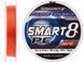 Шнур Favorite Smart PE 8x 150м (red orange) #1.2/0.187mm 15lb/9.5kg 16931083 фото