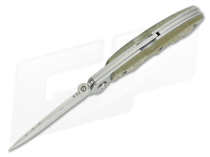 Ніж Buck Open Season Folding Skinner green micarta 557ODS 4007462 фото