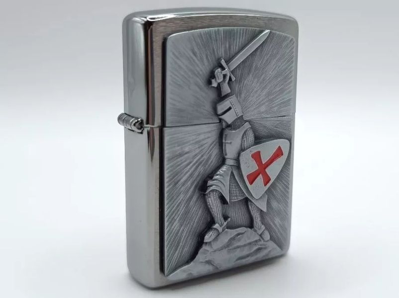 Запальничка Zippo 1300103 Crusade Victory chrom - Перемога 77890086 фото