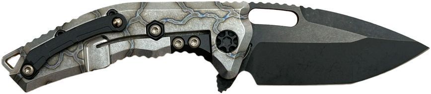 Ніж Heretic Medusa Tanto DLC Magnacut Flamed Titanium Grey H009-6A-FTI 9880010 фото
