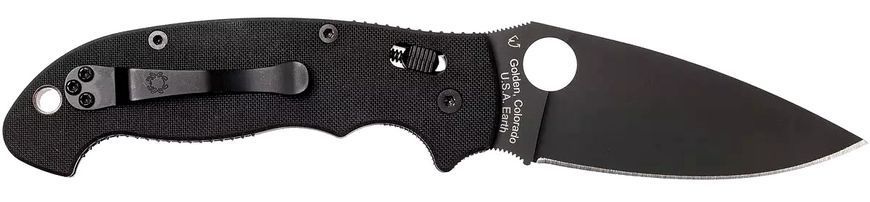 Ніж Spyderco Manix 2 XL Black Blade CPM-S30V C95GPBBK2 871213 фото