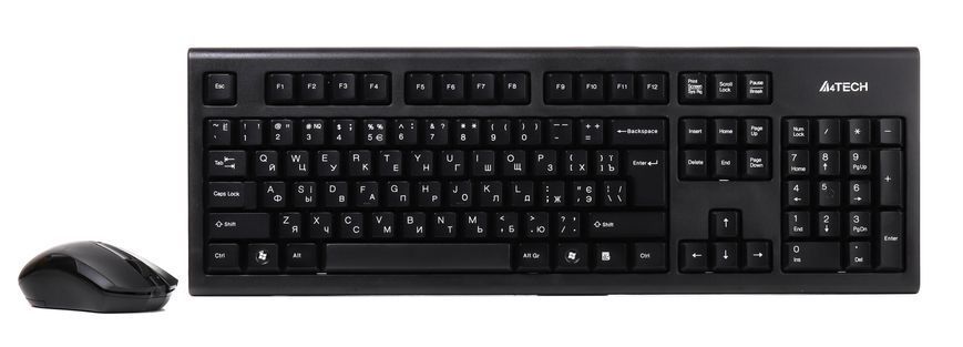 Комплект беспроводной A4 Tech 3000N, V-Track, клавиатура+мышь, черный 3000N (GK-85+G3-200N) 0201062 фото