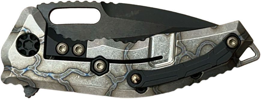 Ніж Heretic Medusa Tanto DLC Magnacut Flamed Titanium Grey H009-6A-FTI 9880010 фото