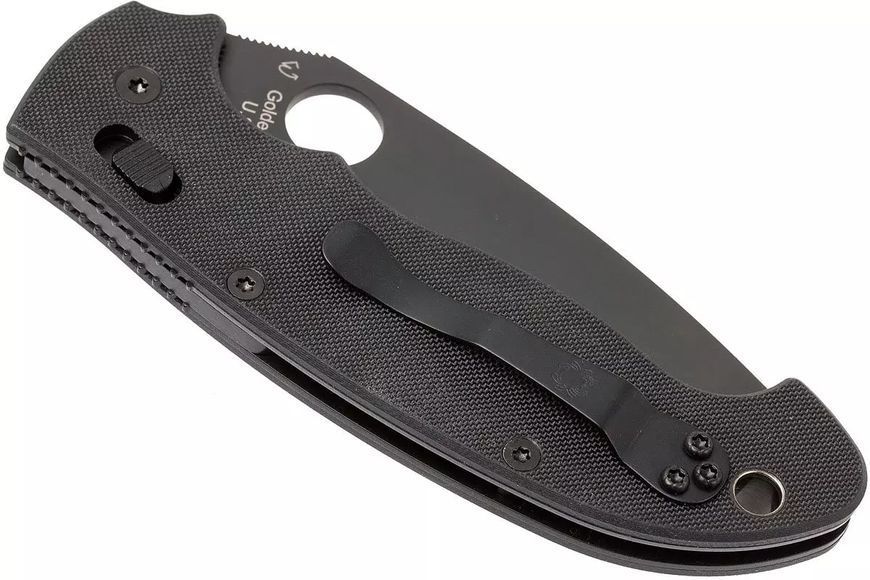 Ніж Spyderco Manix 2 XL Black Blade CPM-S30V C95GPBBK2 871213 фото