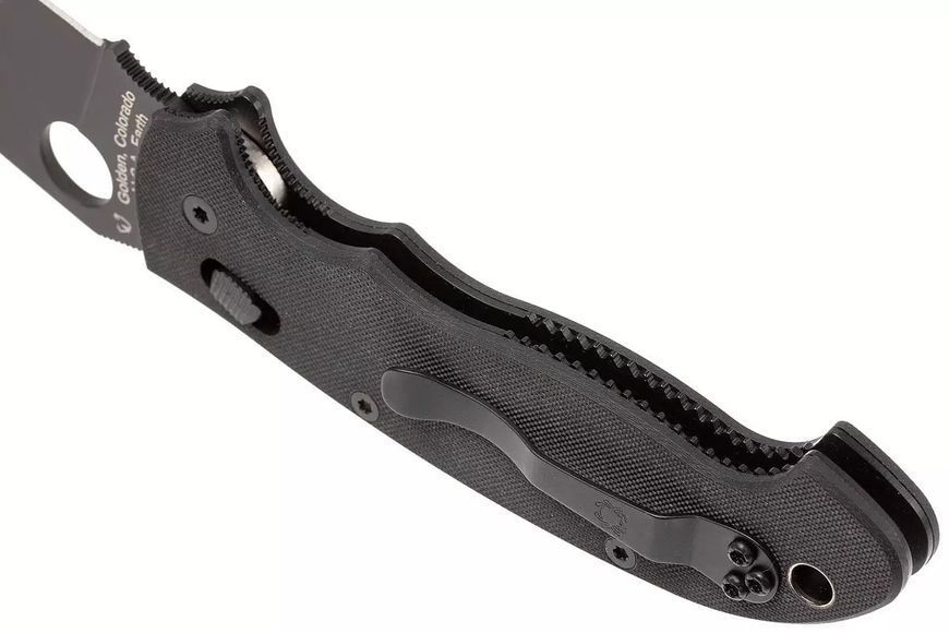 Ніж Spyderco Manix 2 XL Black Blade CPM-S30V C95GPBBK2 871213 фото