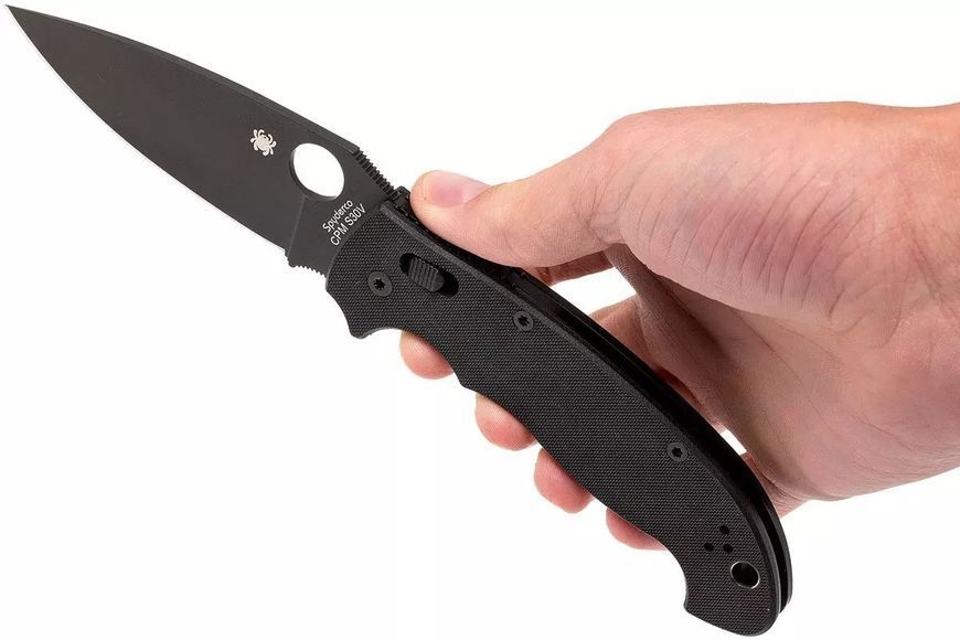 Ніж Spyderco Manix 2 XL Black Blade CPM-S30V C95GPBBK2 871213 фото