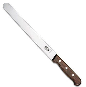 Нож кухонный для резки слайсами Victorinox Wood 36 см розовое дерево 5.4200.36 4004453 фото