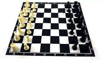 Шахи дорожні Пластикові фігури М'яка дошка DN32386 V77554510 фото