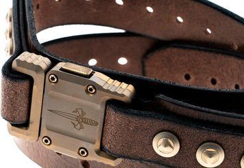 Ремінь Microtech Custom Apis Buffalo Leather Brown 700-APISDDB-MCK 14090634 фото