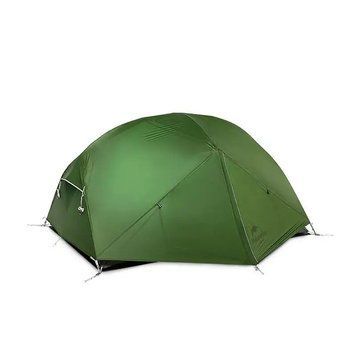 Намет надлегкий двомісний з футпринтом Naturehike Mongar NH17T007-M, 210T, Темно-зелений 98671 фото