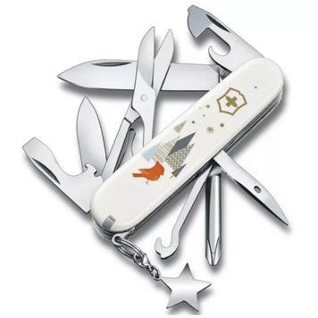 Швейцарський ніж Victorinox Super Tinker Winter Magic SE 91 мм 14 функцій Білий (1.4703.7E1) V77553760 фото