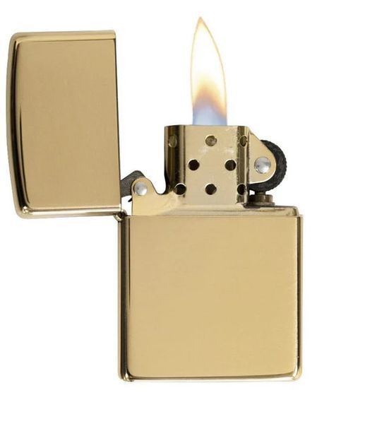 Запальничка ZIPPO Solid Brass Wo/Sb Gold (254B) V77550791 фото