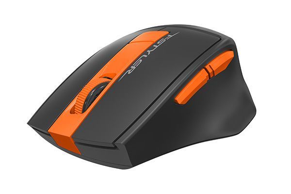 Мышь беспроводная A4Tech Fstyler FG30 (Orange), USB, цвет черный+оранжевый FG30 (Orange) 1604194 фото