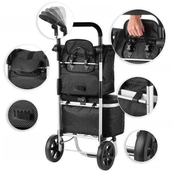 Cумка-візок ShoppingCruiser 4 in 1 Black (650066) 930024 фото