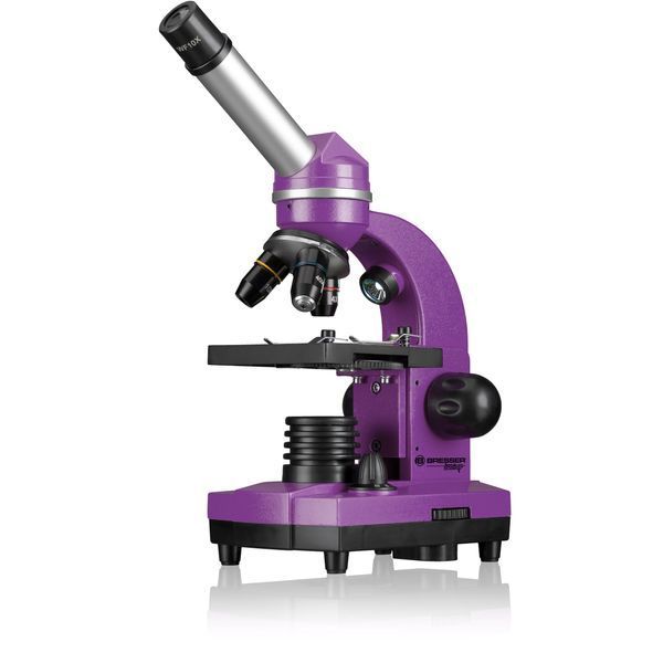 Микроскоп Bresser Junior Biolux SEL 40x-1600x Purple с набором для опытов и адаптером для смартфона 8855600TJ5000 фото