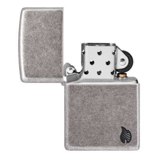 Зажигалка Zippo 46399 Armor Antique Silver Flame V77553898 фото