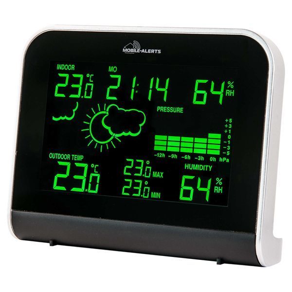 Метеостанция Technoline Mobile Alerts MA10920 IT Black/Silver (MA10920) DAS301289 фото