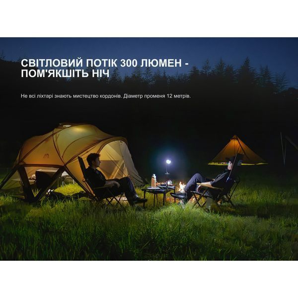 Ліхтар кемпінговий Fenix CL20R V.2.0, Чорний CL20RV20BLK 100005463 фото