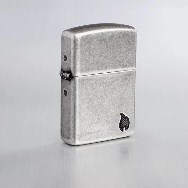 Зажигалка Zippo 46399 Armor Antique Silver Flame V77553898 фото