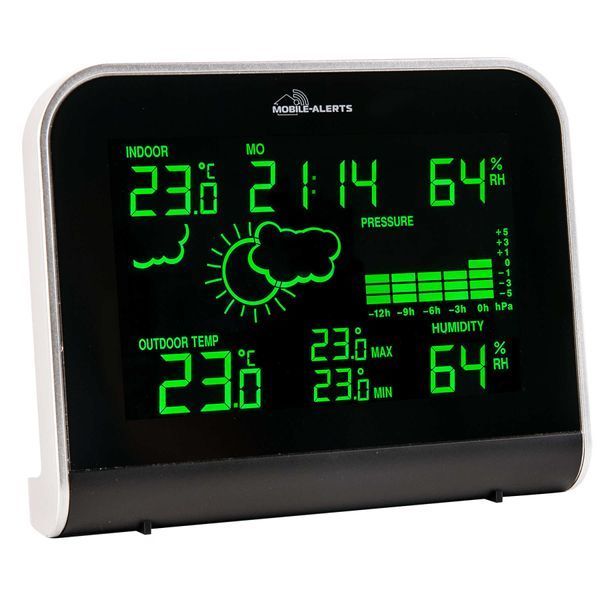 Метеостанция Technoline Mobile Alerts MA10920 IT Black/Silver (MA10920) DAS301289 фото