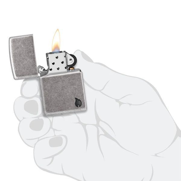 Зажигалка Zippo 46399 Armor Antique Silver Flame V77553898 фото