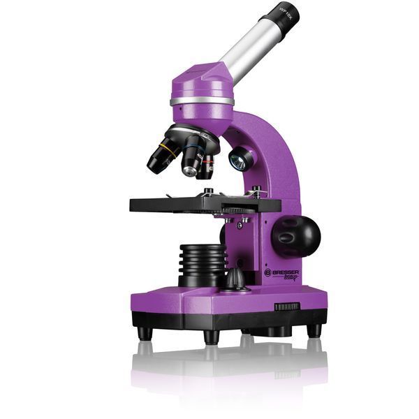 Микроскоп Bresser Junior Biolux SEL 40x-1600x Purple с набором для опытов и адаптером для смартфона 8855600TJ5000 фото