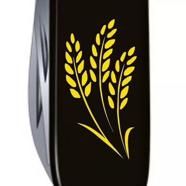 Швейцарський ніж Victorinox Huntsman Ukraine 91 мм Колоски пшениці (1.3713.3_T1338u) V77552963 фото