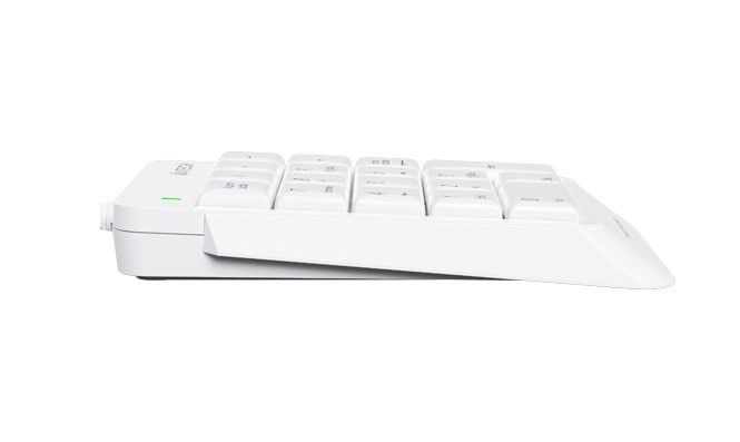 Клавіатура цифрова A4-Tech FK13P, біла, USB FK13P (White) 1604698 фото