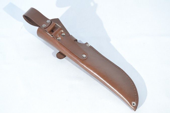Кожаные ножны для ножа Большие L с застежкой коричневые 11101054 фото