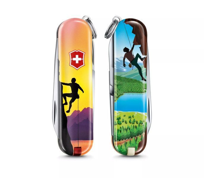 Швейцарський ніж Victorinox Classic Limited Edition Climb High 58 мм 7 функцій (0.6223.L2004) V77552723 фото