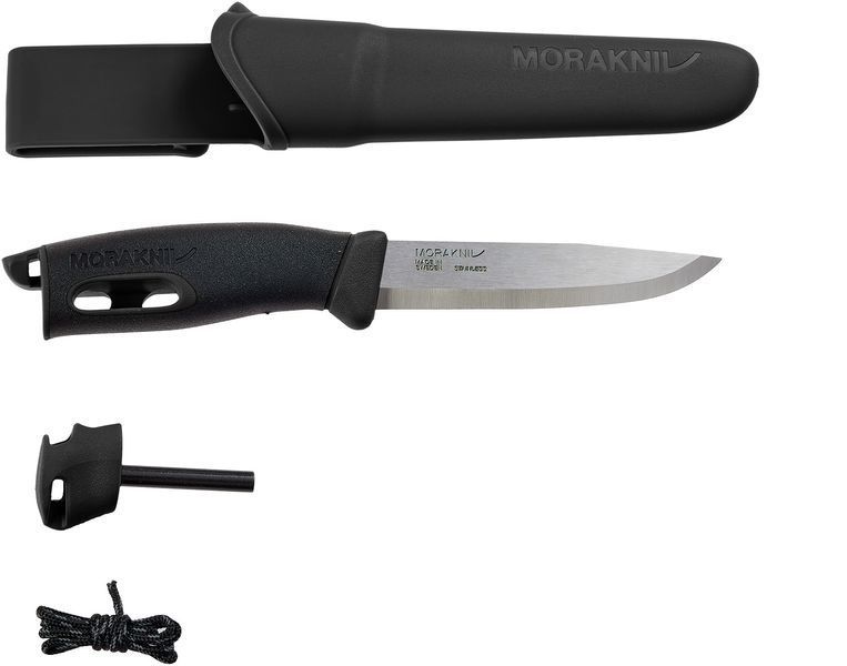 Нож Morakniv Companion Spark Черный + Огниво 13567 23050204 фото